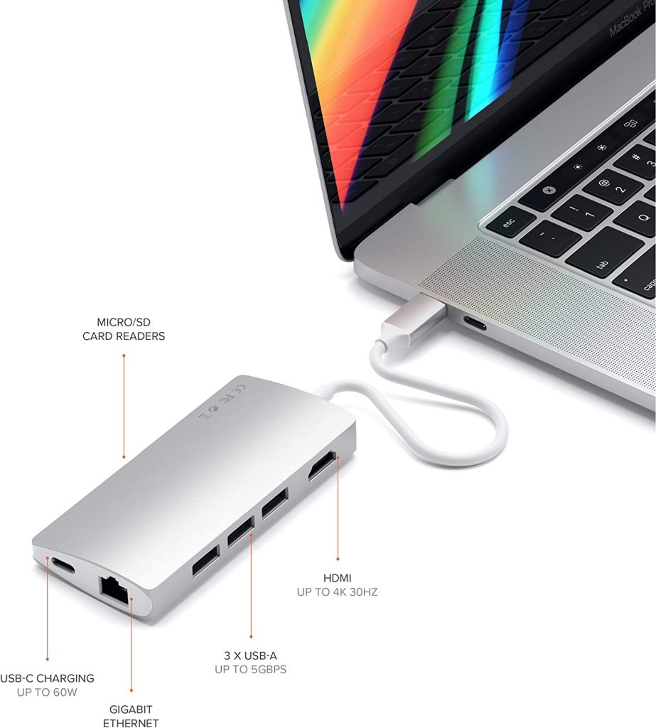 Adaptador multipuerto USB C